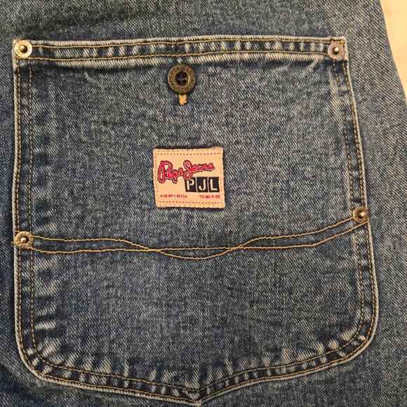 Vintage PJL Size 36x33 Blue Heavy Denim Pepe Jeans London Y2K - Picture 6 of 15